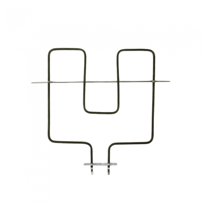 ТЭН духовки 1000W, нерж, L370х340мм, 2 вершины, Ш-образный, универсальный, 230V