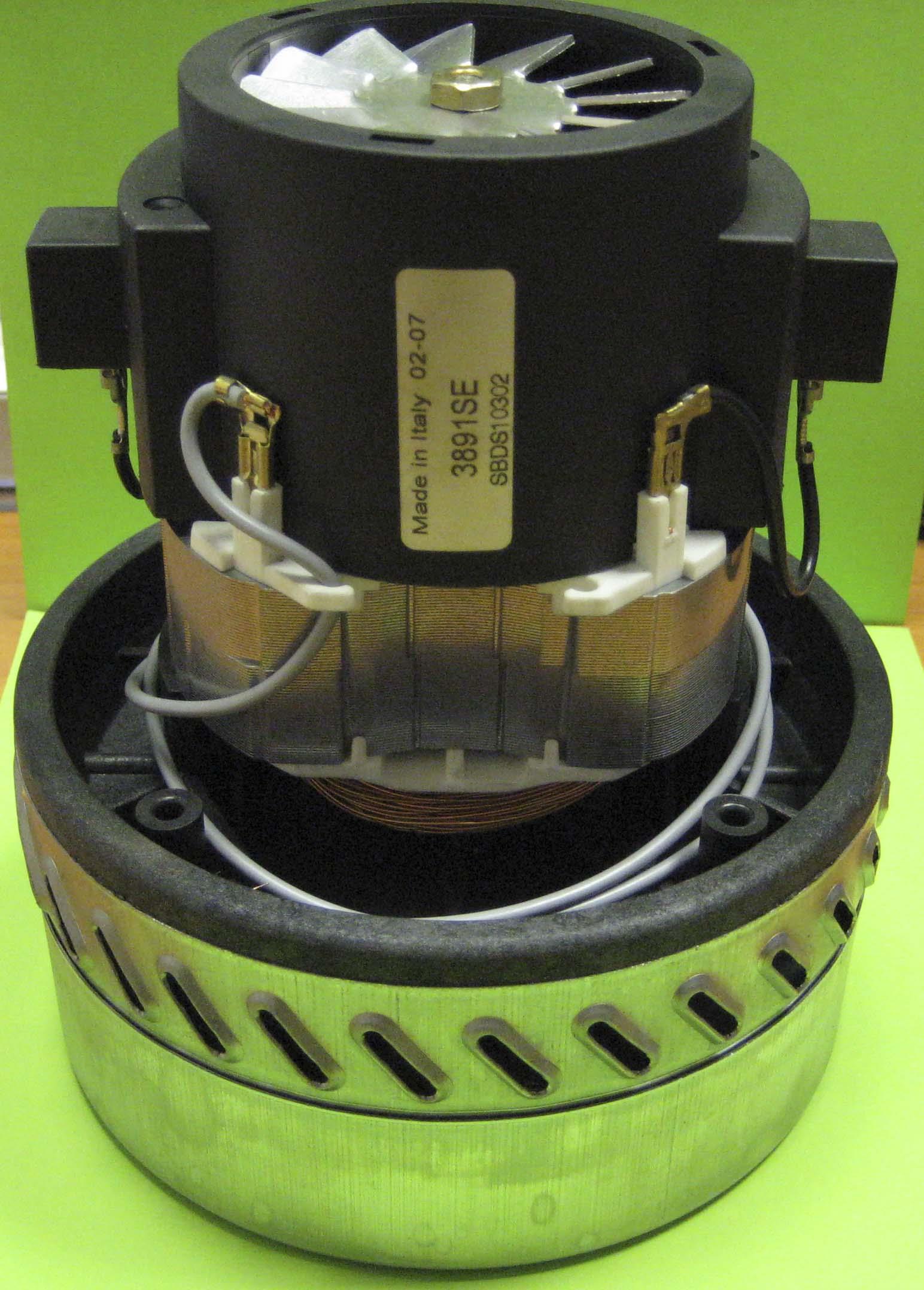 Двигатель пылесоса 1000W высокий (моющий)  H-167 mm D-144mm AMETEK MADE IN ITALY